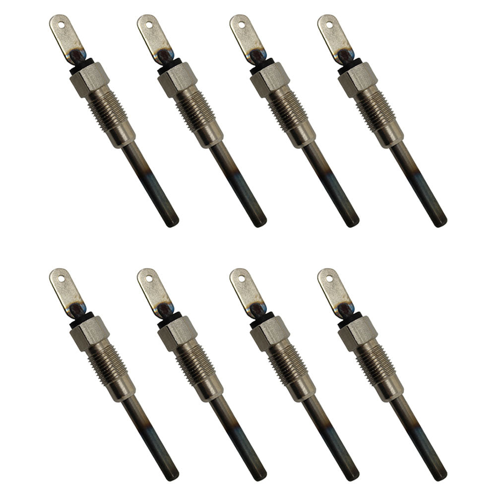6.2L Diesel CUCV Glow Plugs (8) Faster Hotter K5 K30 M1008 M1009 Military 13G