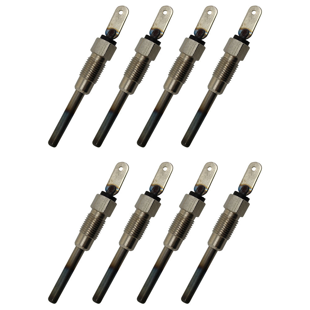 6.2L Diesel CUCV Glow Plugs (8) Faster Hotter K5 K30 M1008 M1009 Military 13G