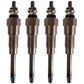 Set of 4 6655233 Glow Plugs Fits Bobcat 753 Fits Kubota 3 Series V2203 Engine