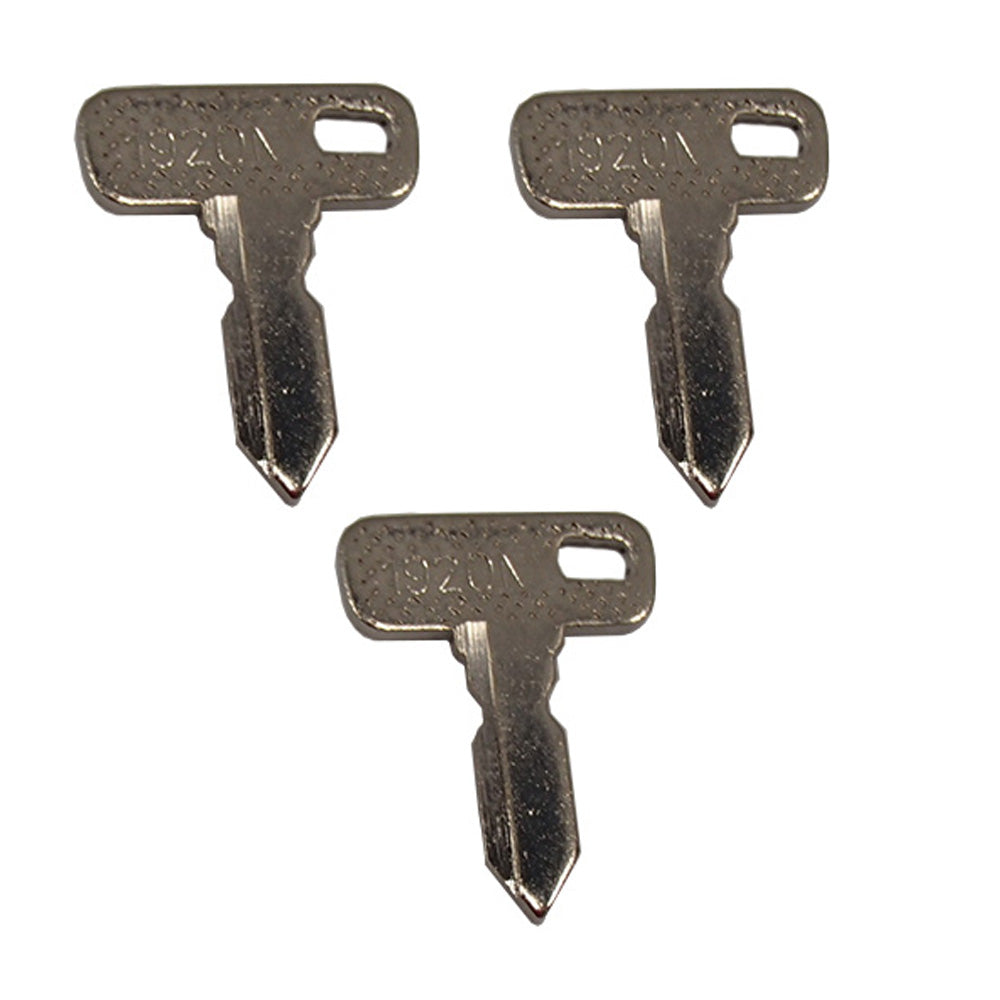 1012505 Fits Club Car Golf Cart 3 Keys 1984 UP DS and Precedent G&E A1-1920