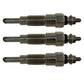 3 Glow Plugs Set Fits Kubota 15261-65513 B5001 B5100 B6100 B7100 RC-15FD RC-20