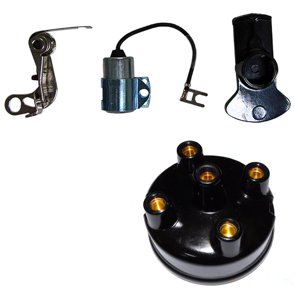 Ignition Tune Up Kit with Rotor and Cap Fits Auto-Lite Replaces AY-ELI80-0058