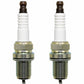 Two (2) Fits Champion Spark Plugs RC12YC Fits NGK ZFR5F Fits Torch K5RTC