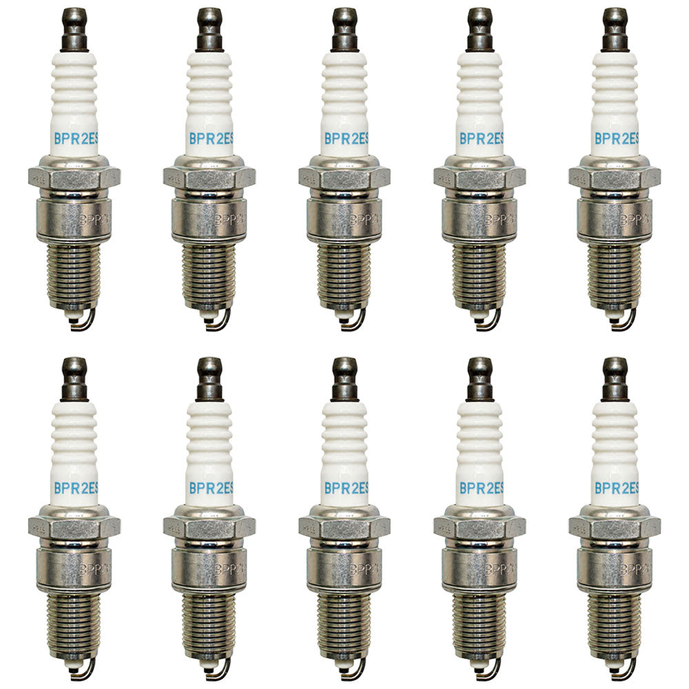 Qty 10: Spark Plug Fits Yamaha Replaces BPR2E-SO
