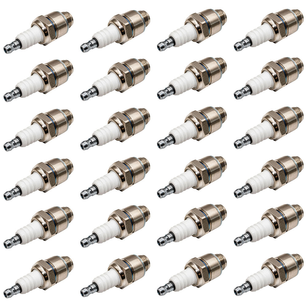 24 Pack 796112 Spark Plug Fits Briggs and Stratton and Fits Champion J19LM RJ19L