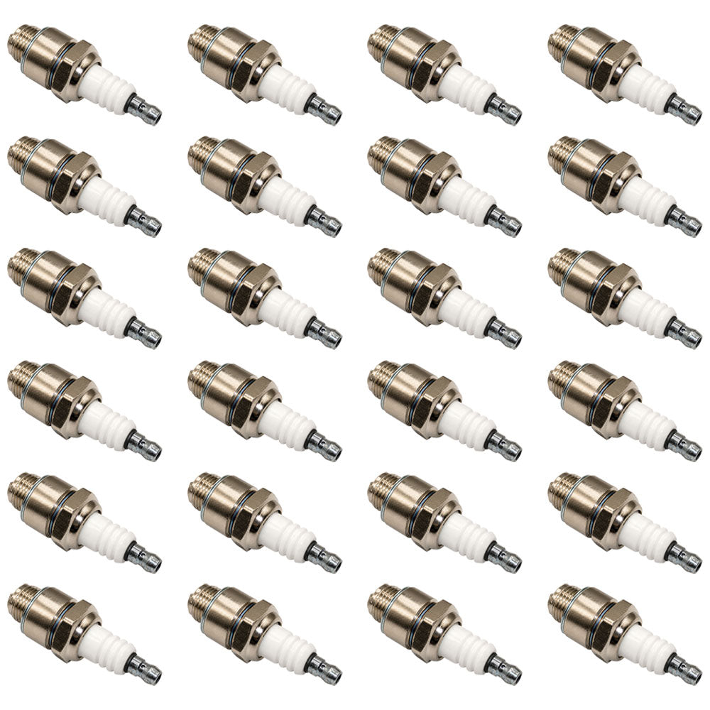 24 Pack 796112 Spark Plug Fits Briggs and Stratton and Fits Champion J19LM RJ19L