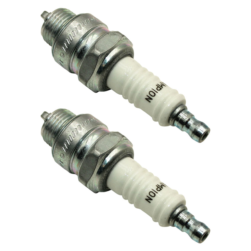 Qty 2: Spark Plug
 Fits John Deere Replaces AM101127