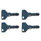 Qty. 4: Equipment Key Fits Case/International Harvester Replaces 879480