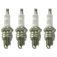 Set Of (4) Fits NGK BR6HS Spark Plugs