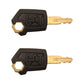 (2) Heavy Equipment Ignition Keys 5P8500 New Style Fits CAT Fits Caterpillar