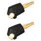 (2) Heavy Equipment Ignition Keys 5P8500 New Style Fits CAT Fits Caterpillar