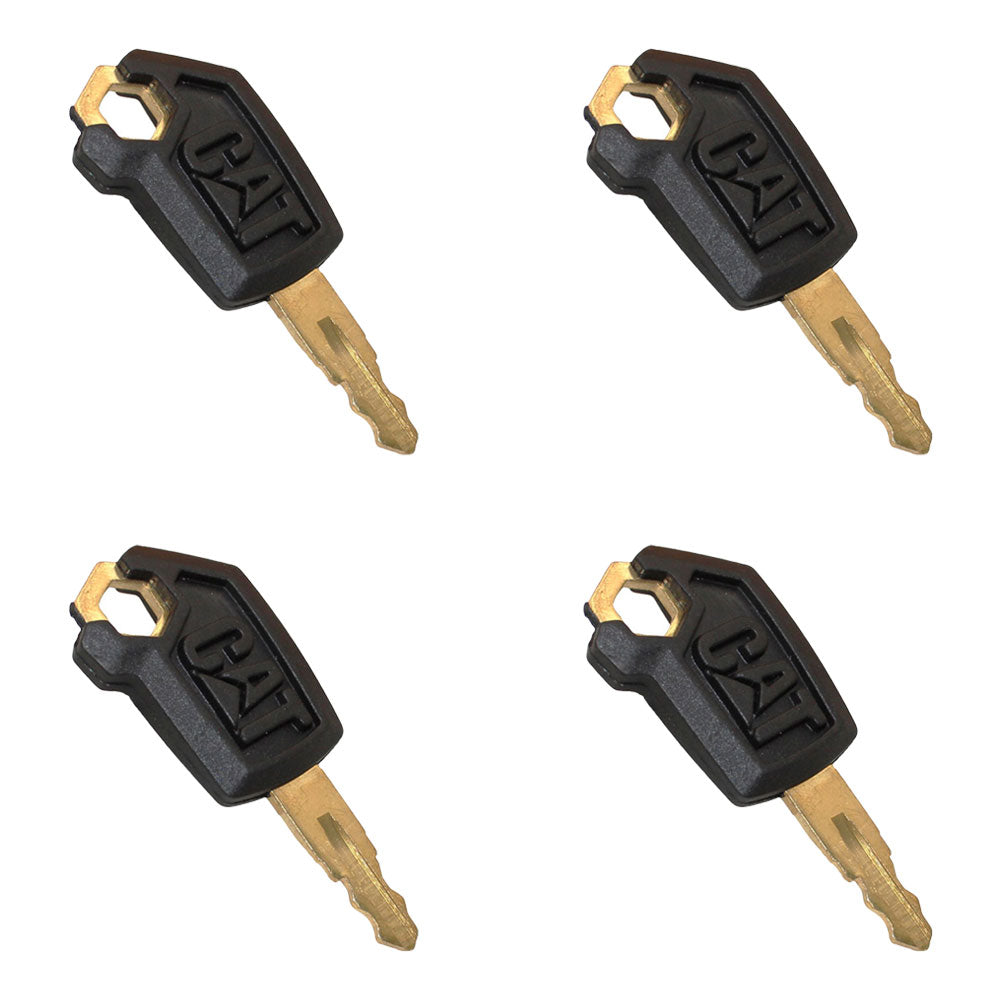 Qty 4: Ignition Key - New Style Fits Caterpillar Replaces 0310-072