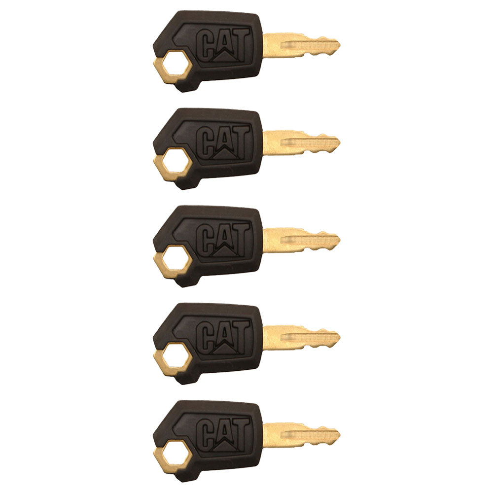 Qty 5: Ignition Key - New Style Fits Caterpillar Replaces 0310-072