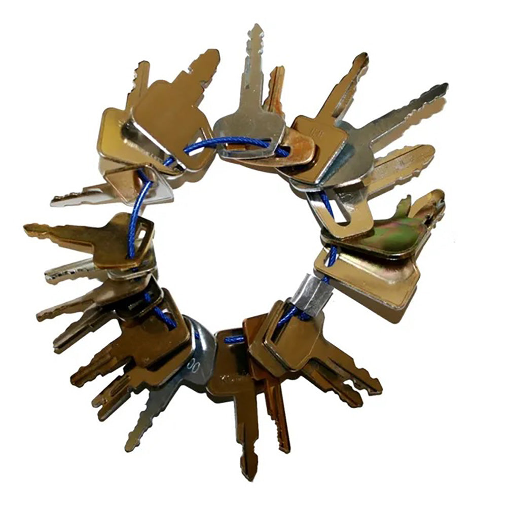 Construction Multi-Key Set includes 21 Keys for a variety of Equipment ...