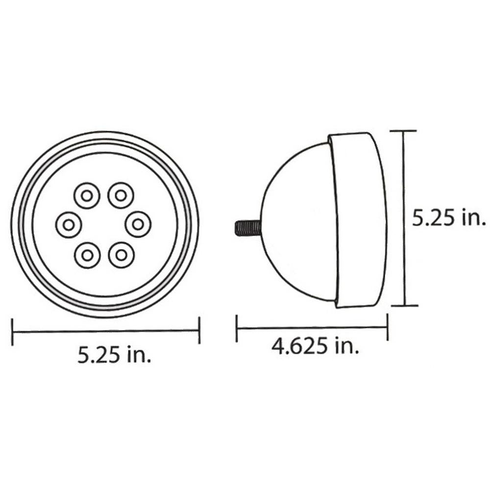 WN-1066LED-PEX Lights, Cab, Assembly Fits International/CaseIH 1086 1486 1586