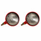ELJ50-0014_x2 - Qty. 2: Red 12V Complete Headlight Assembly Replaces 365503R1