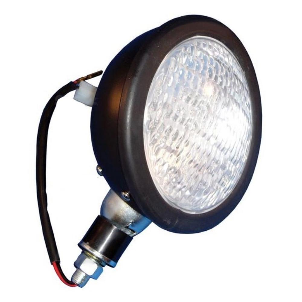 New Universal 6 Volt Black Primer 6" Head Light Lamp Fits Ford Fits Massey Ferguson MH +