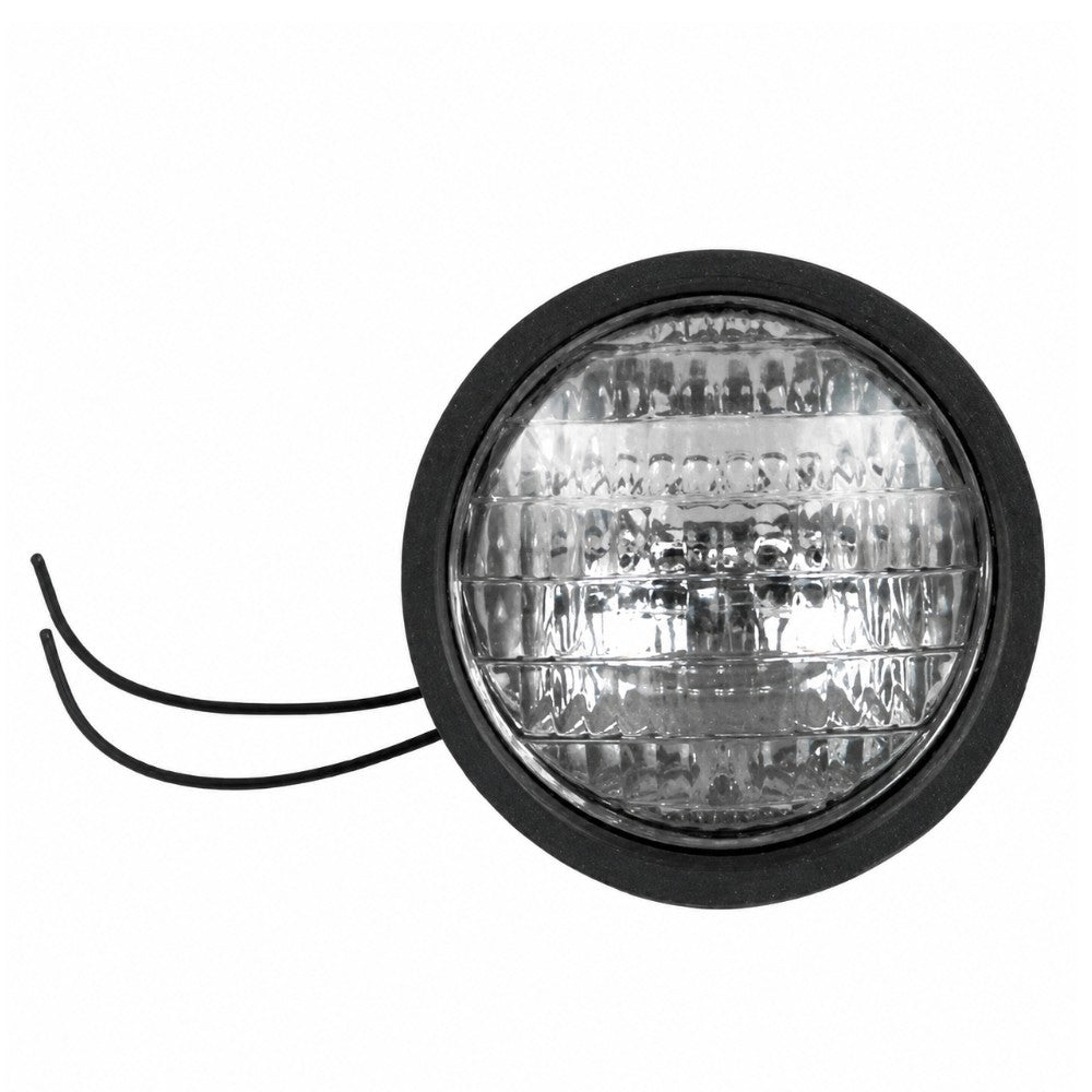 Universal Fit Rubber Body Tractor Headlamp 3" Deep 12 Volt