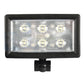 Rectangular LED Headlight Fits John Deere Replaces AR115342