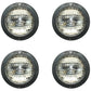 Set of 4 Fender Lights Fits Ford New Holland Tractors 2310 2600 2610 2810 2