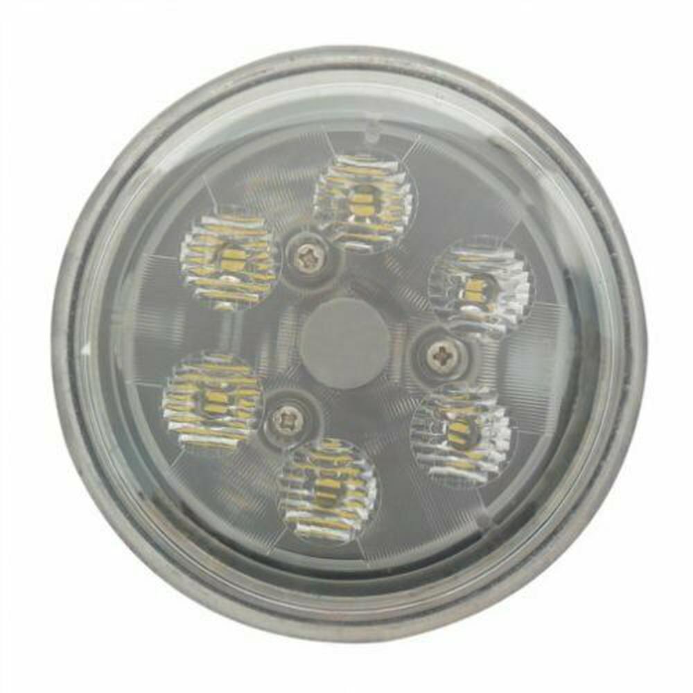 LED Conversion Headlight Bulb - 18W 4.5" Round Trapezoid Beam Fits John Deere