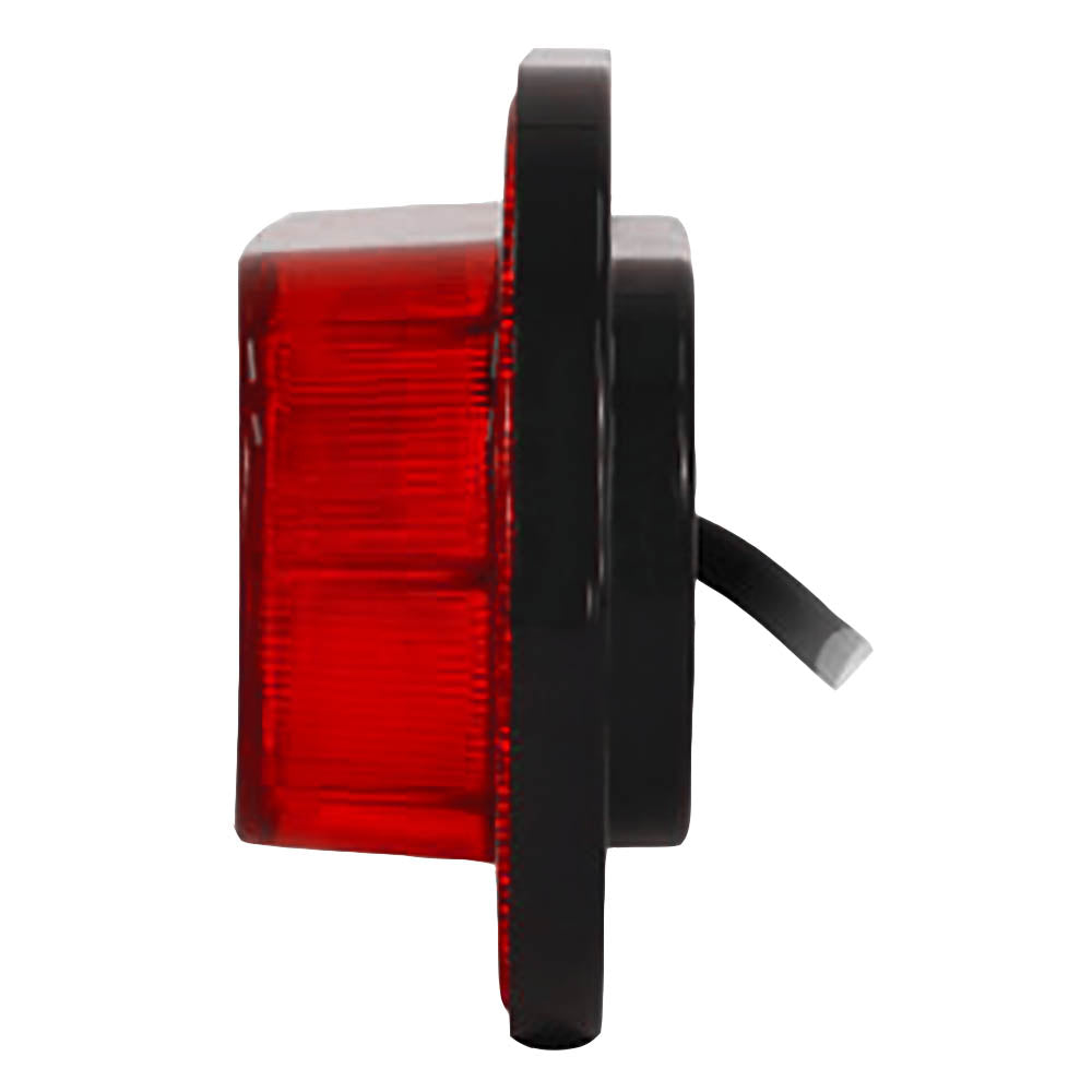 Red LED Warning Light Fits White
