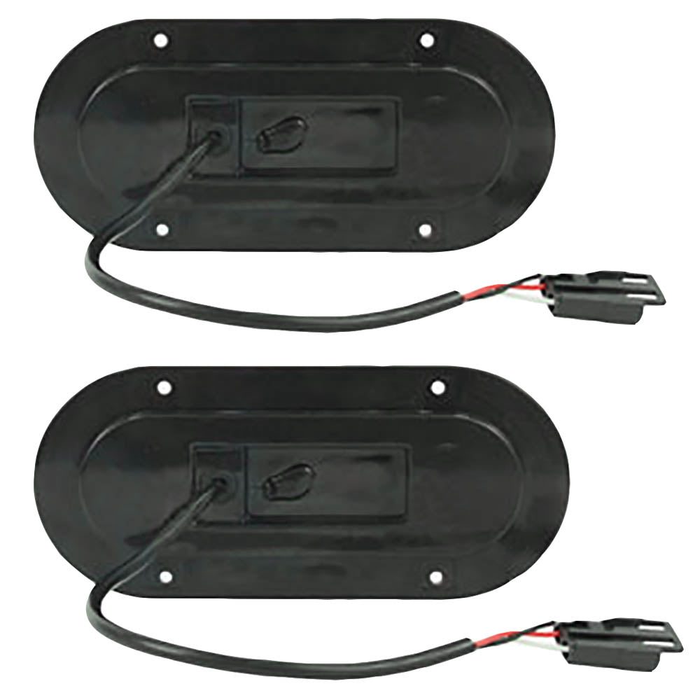 Qty 2: Red LED Warning Light Fits John Deere Replaces AR45099