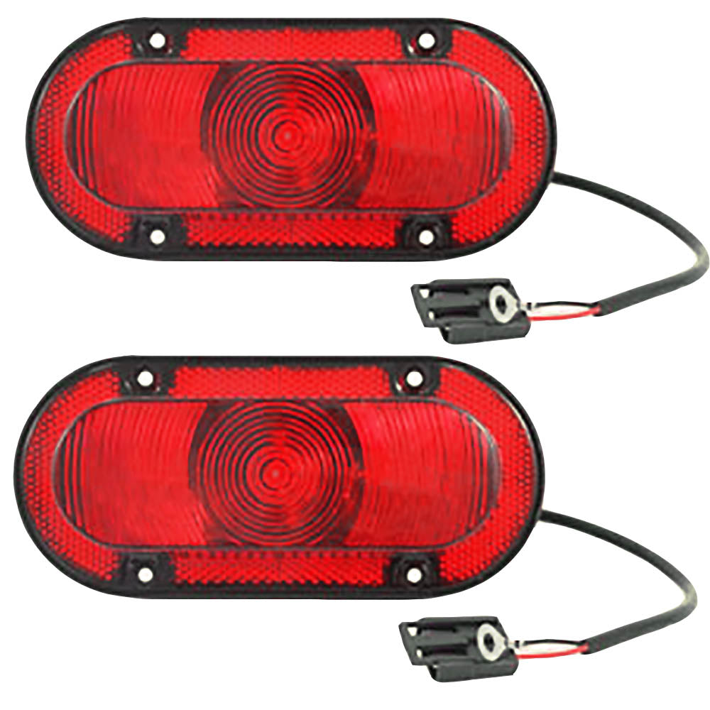 Qty 2: Red LED Warning Light Fits White Oliver Replaces 30-3153347