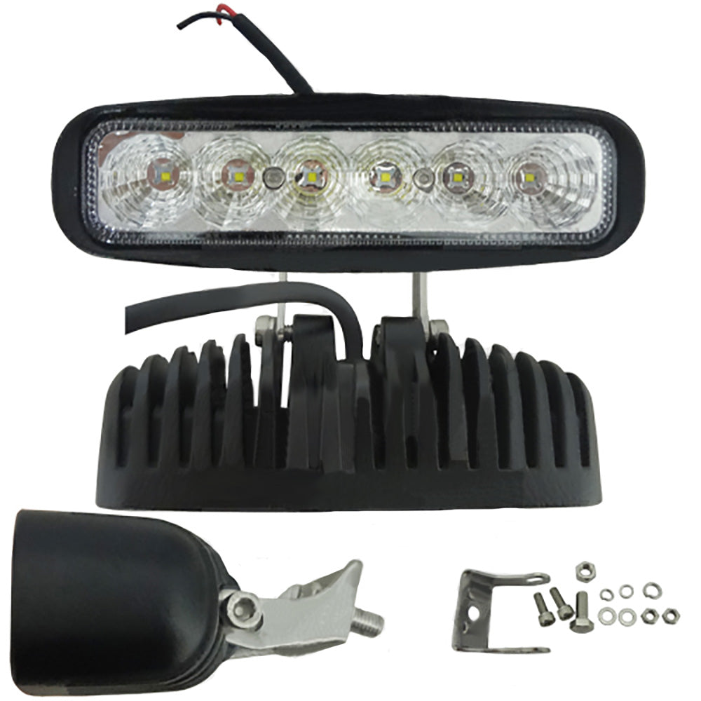 LED186 Rectangle LED Cab Light 1260 Lumens w Adjustable Mount