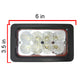 LED660 2600 Lumens 40w Multi Angle Adj Rectangle LED Light Mounting Bracket