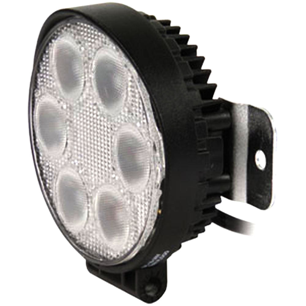 WL100 Round LED Flood Work Lamp 10-30 Volt DC 1440 Lumens for Universal Tractors