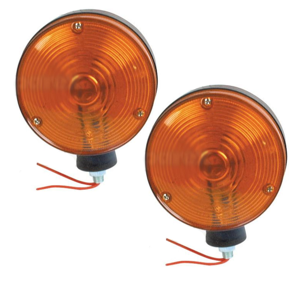 Qty 2: 12V Rear Amber Light Fits Allis Chalmers Replaces ELJ50-0376_x2