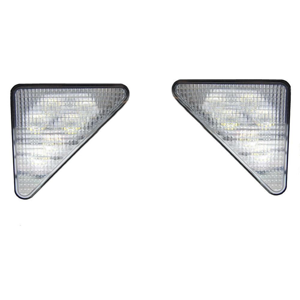 LED Headlight Kit RH and LH Lamps Flood Beam Fits Bobcat S175 T190 773 753 S
