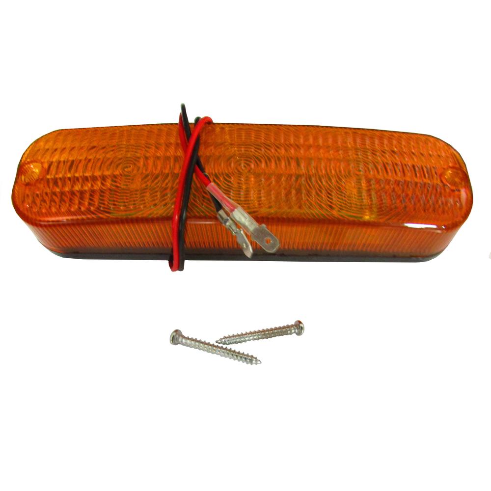 LED Cap Roof Warning Light Fits White Replaces 72160876