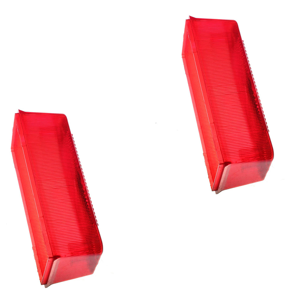 Qty 2: Red Lens Fits Bobcat Replaces 6672276