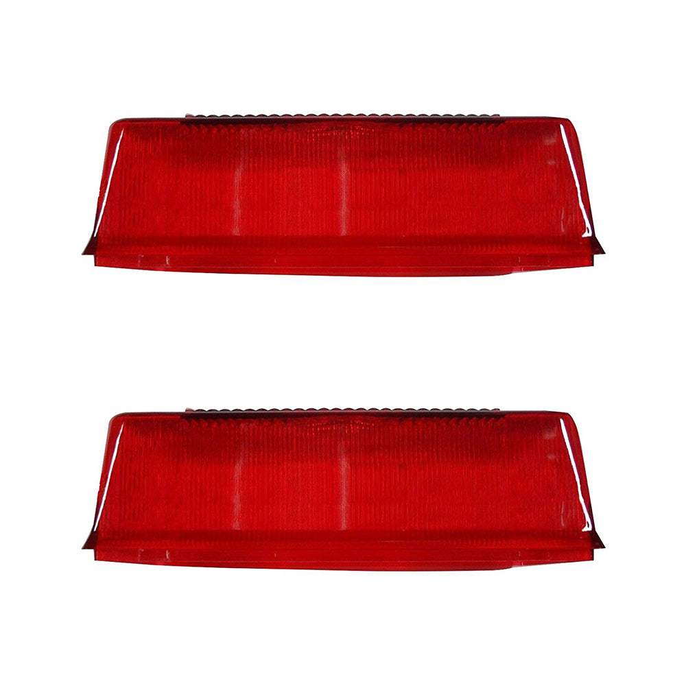Qty 2: Red Lens Fits Bobcat Replaces 6672276