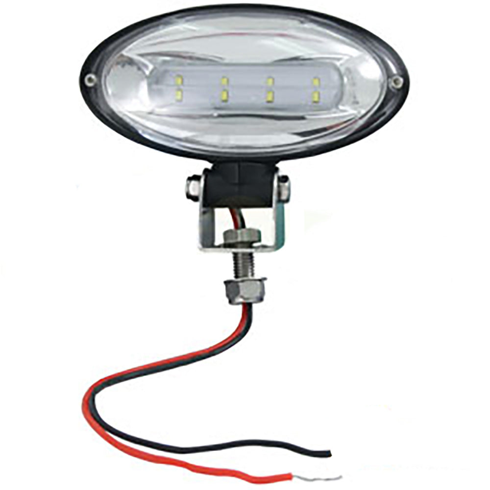 LED Flood Work Light, Bottom Mount Fits John Deere Replaces AL207359