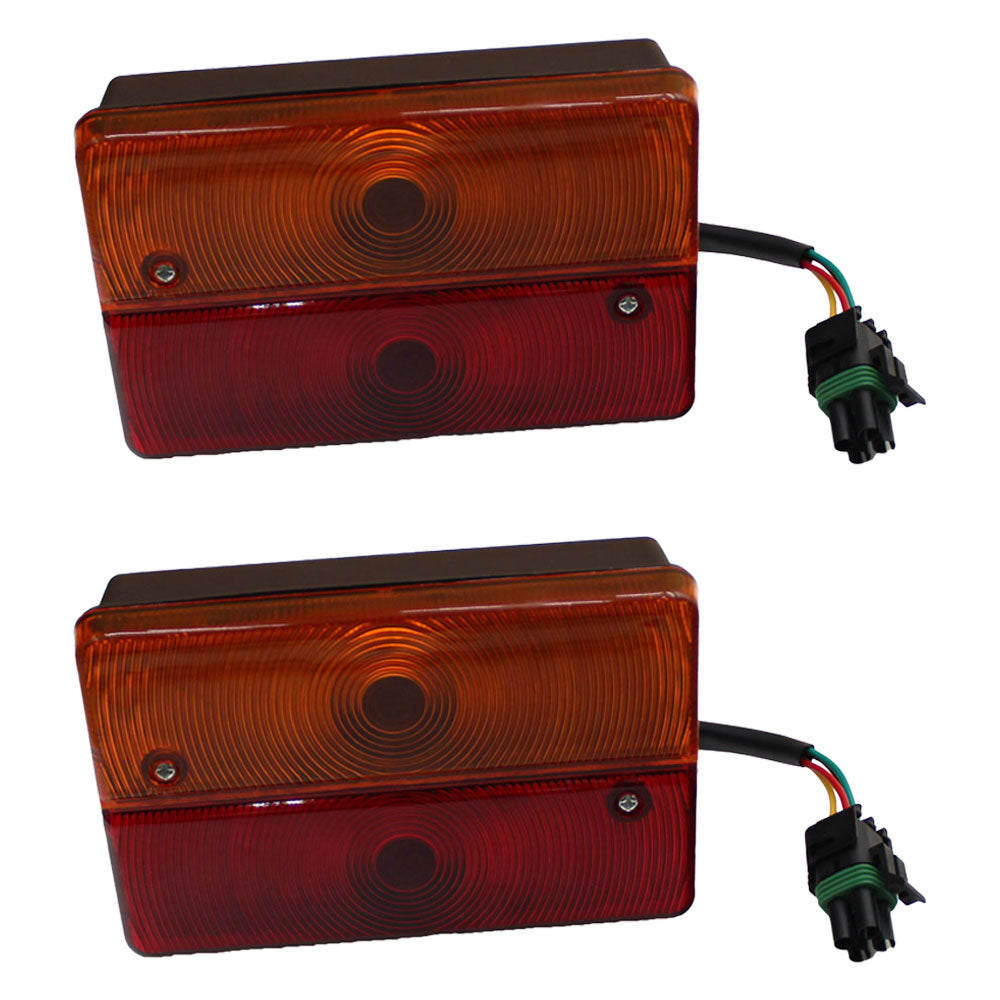 (2 pk) 700/23600 Rear Stop Light Assembly Fits JCB Wheel Loader 407 408 409 412