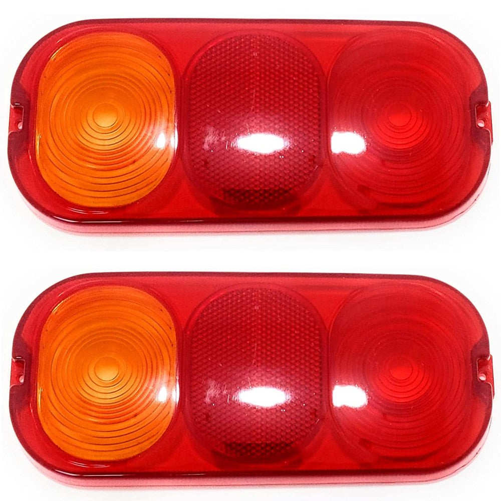 Qty 2: Rear Light Lens Fits JCB Replaces 700-0024
