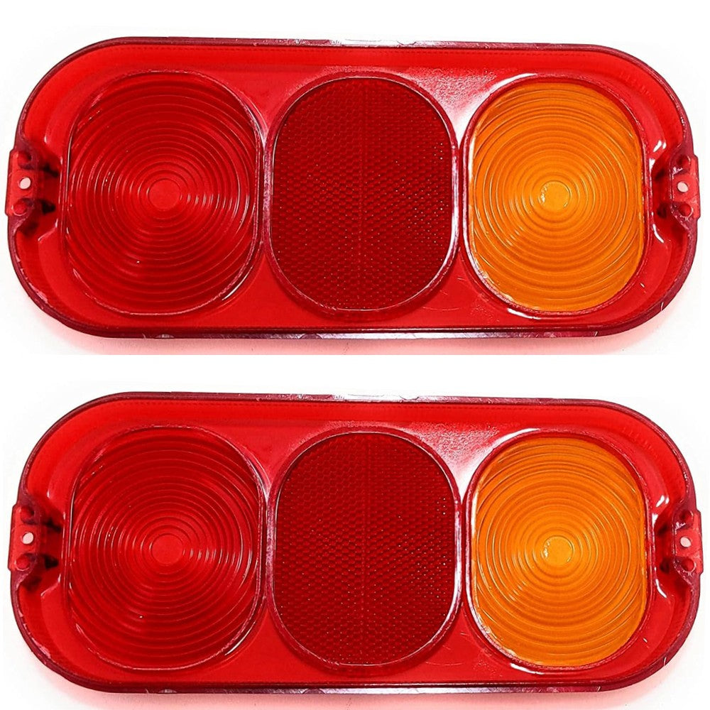 Qty 2: Rear Light Lens Fits JCB Replaces 700-0024