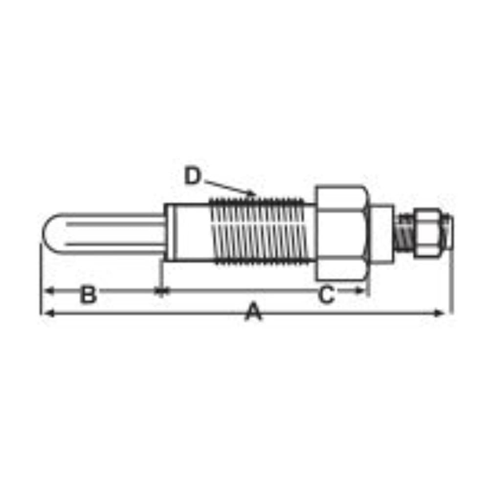 S.67188 Glow Plug, Sba185366010 Fits Ford/New Holland