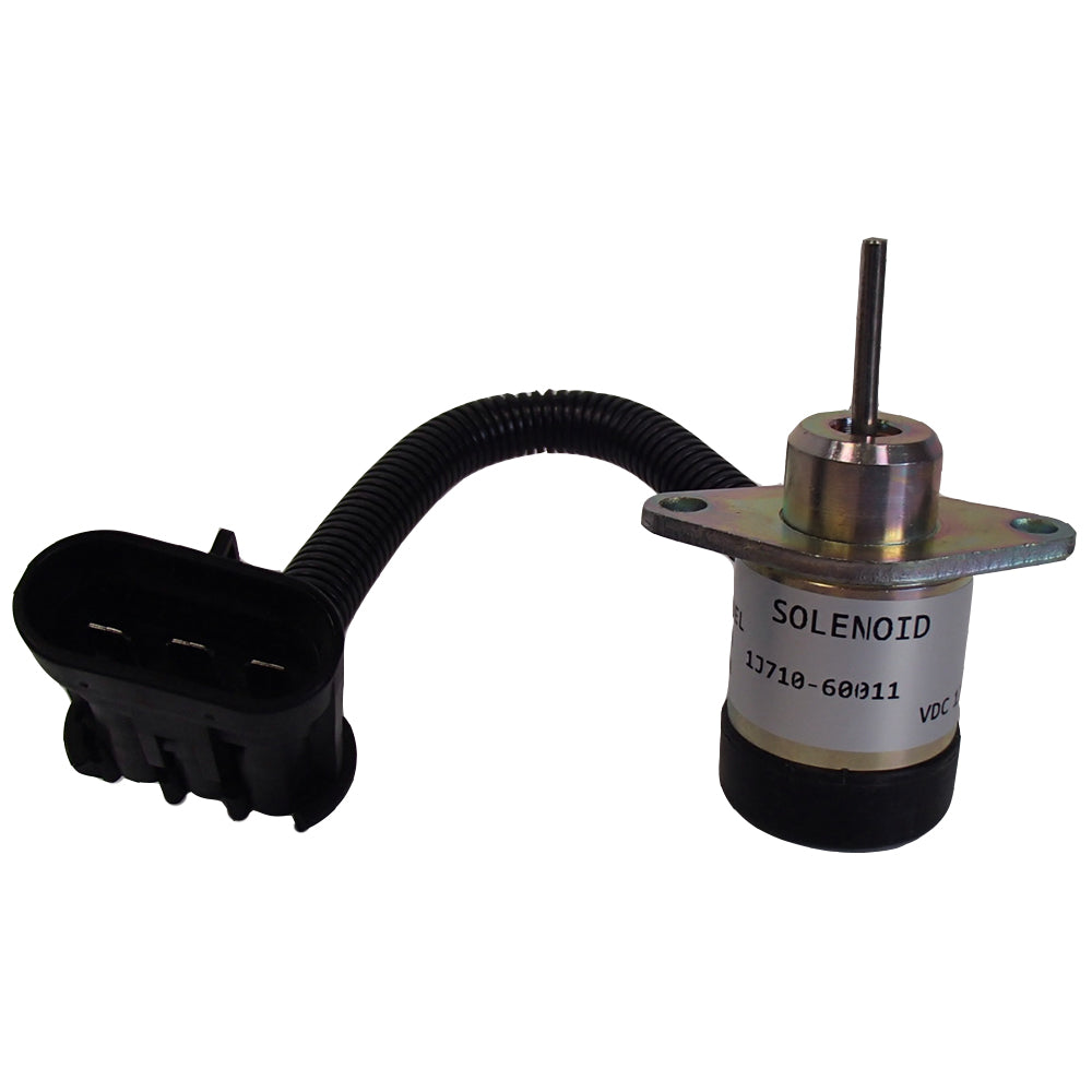12V Fuel Shutoff Solenoid Fits Kubota Replaces 1J710-60011