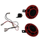 Grill Mount 12v Red Super Loud Horn Set Fits Mitsubishi ASX i-MiEV L200 Lancer