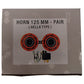 Red Horn Set 003399801 Supertone 12V High Low Tone Twin Horn Kit