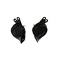 12V-HELLA-BLKTRMPT 12V Hella Black Trumpet Horn Set Fits Universal Products