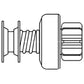 Heavy Duty Starter Drive Fits Gleaner Replaces ELS60-0112
