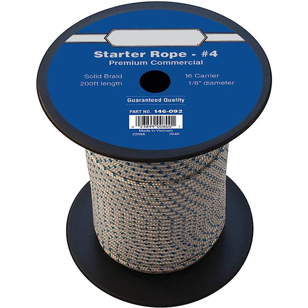 200 Ft Small Engine Starter Rope Nylon Braid # 4 (11725)