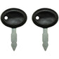 (2)- Ignition Switch Keys Fits Ford Tractors 2000 3000 4000 5000 6000 7000 TW30