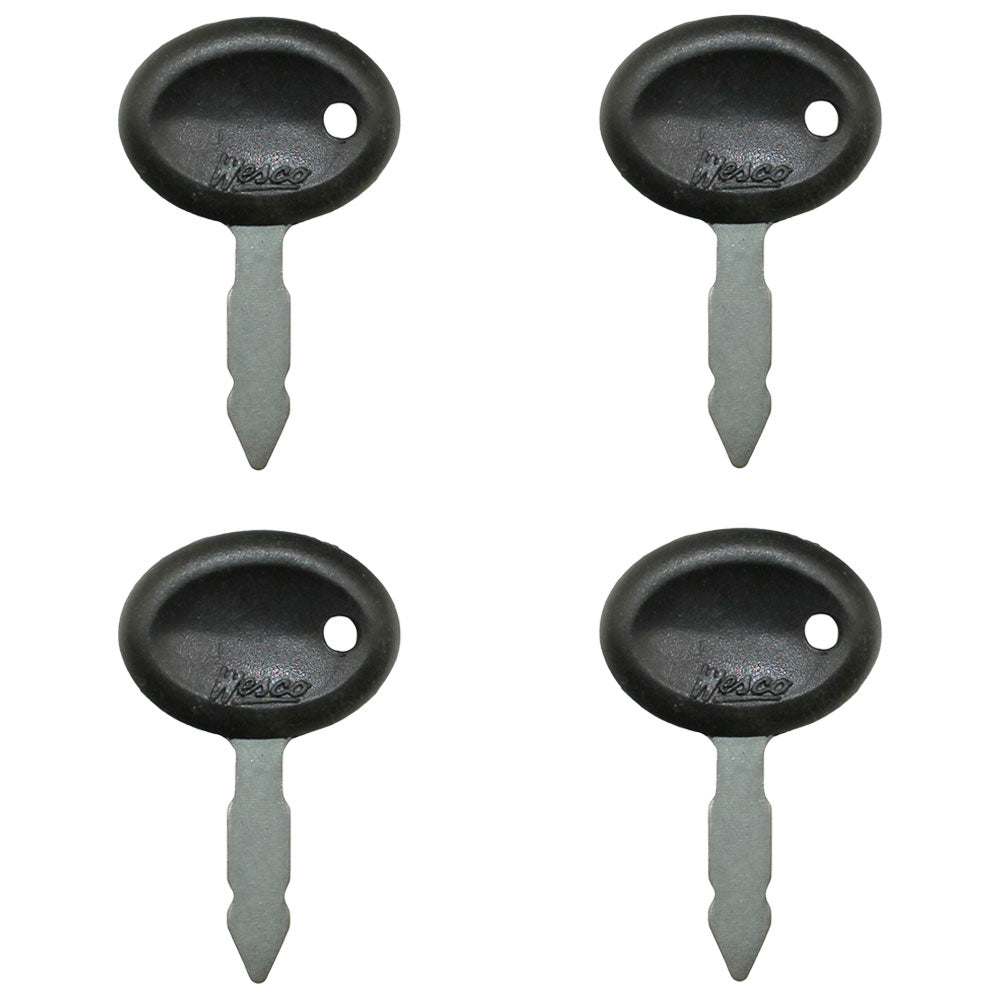 4 Pack Ignition Starter Switch Keys for various Fits Ford New Holland Fits