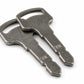 (2) Heavy Equipment Ignition Keys #50 Fits Kubota B Series